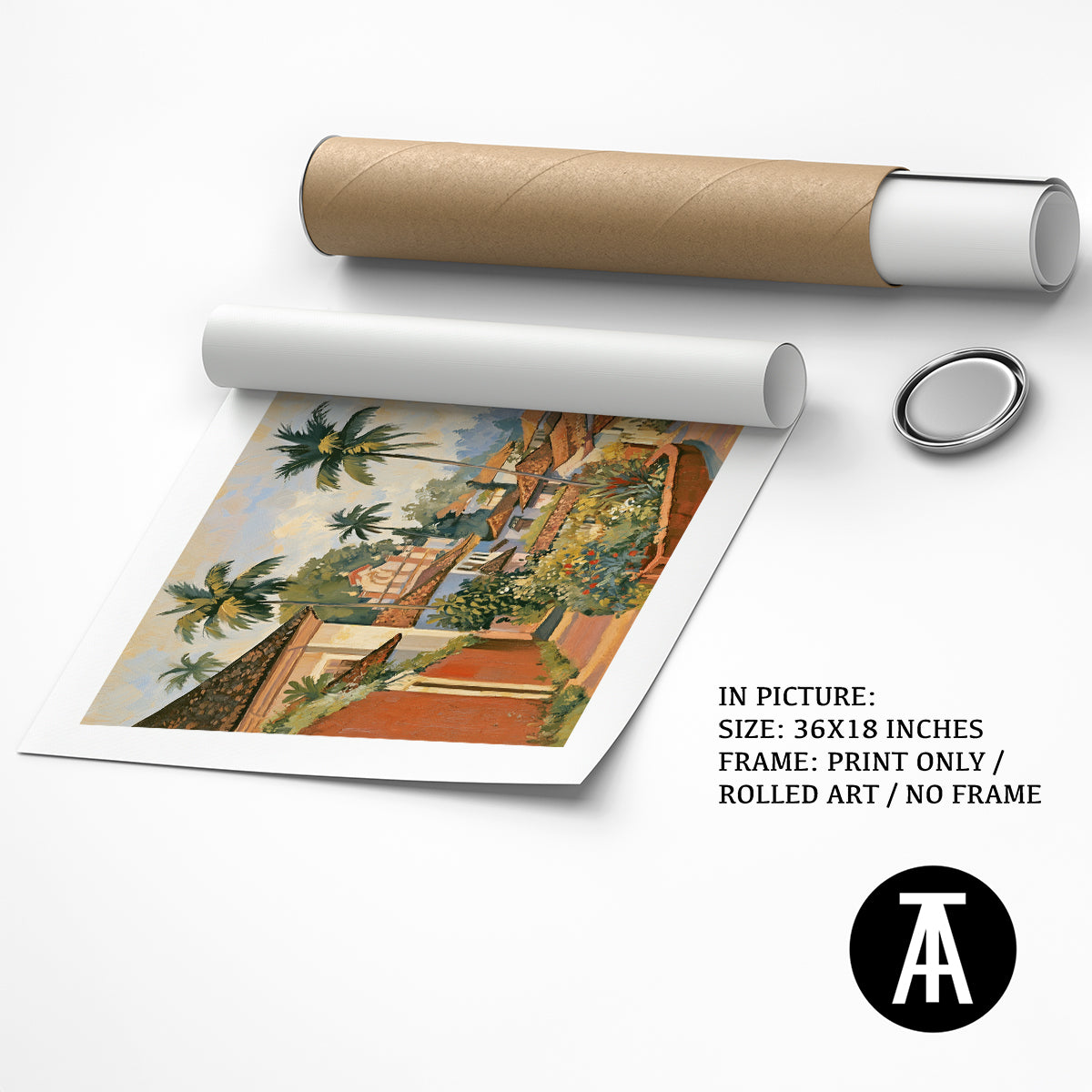 Artwork as Print Only or Rolled Art