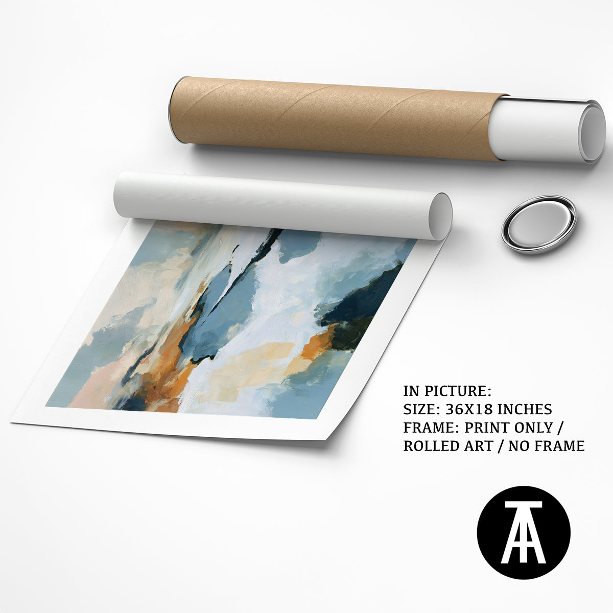 Artwork as Print Only / Rolled Art