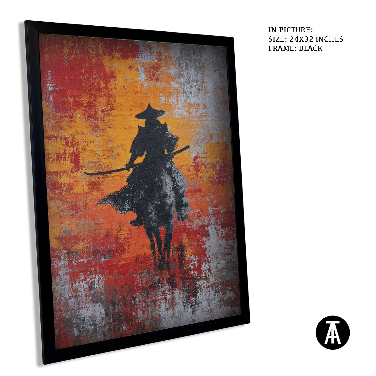 Artwork in Metal Earling Silver Frame