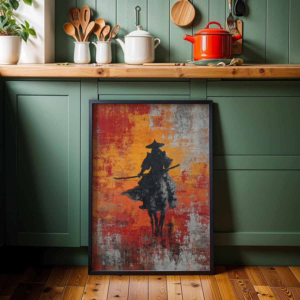 Japanese Artwork in a Lifestyle Setting