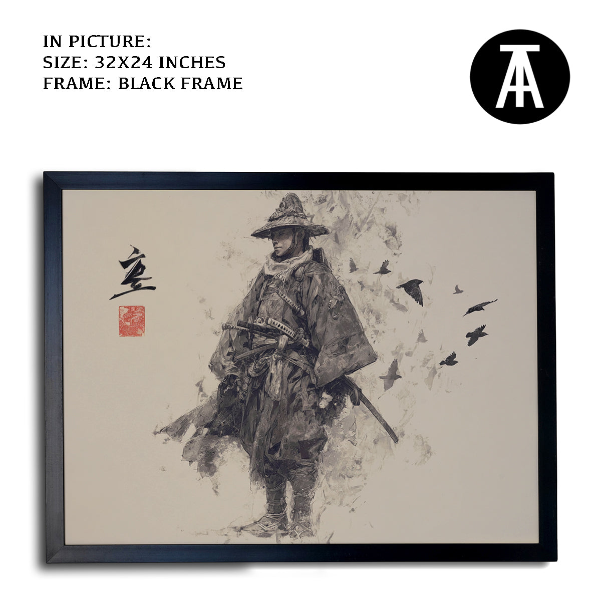 Artwork in Metal Earling Silver Frame