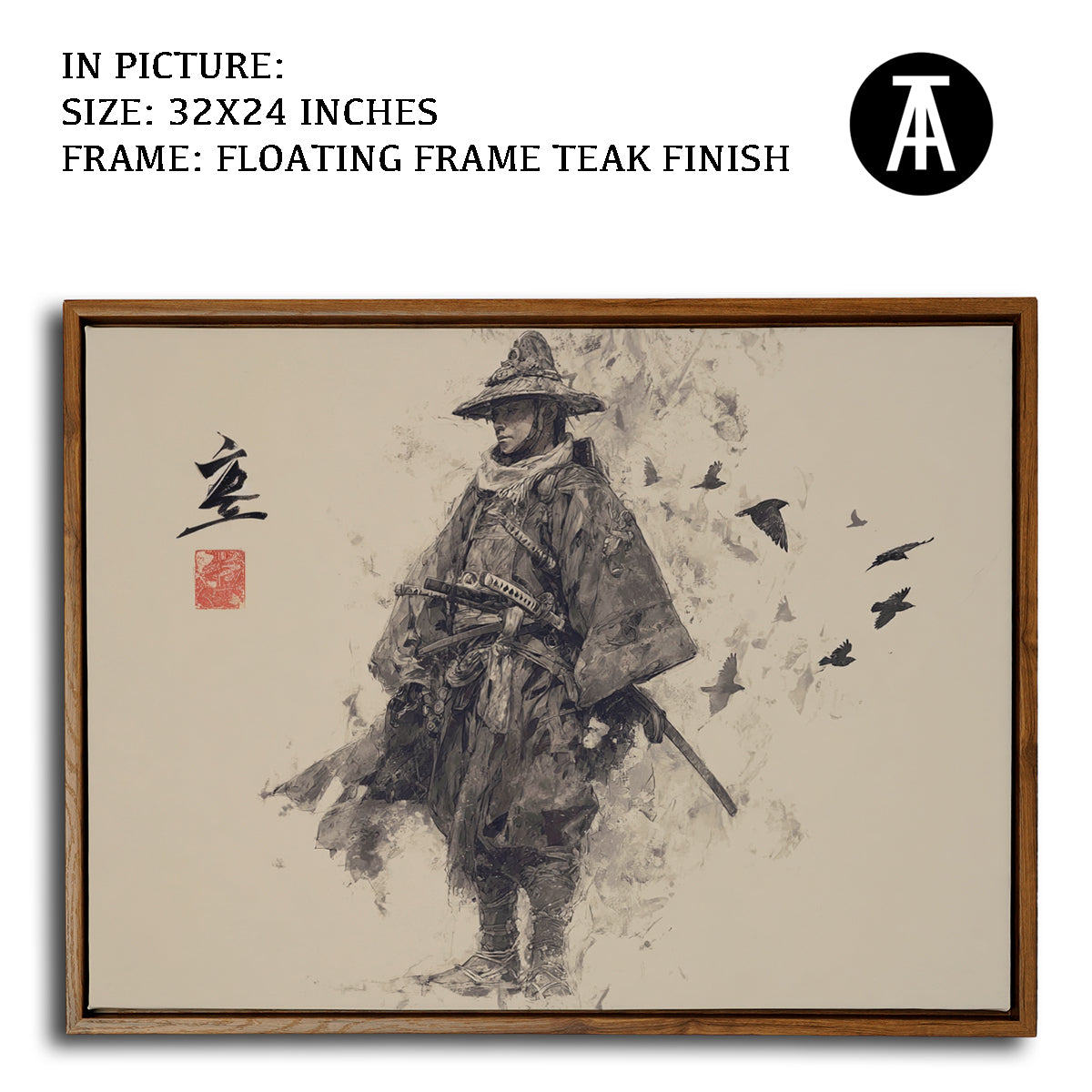 Artwork in Floating Frame