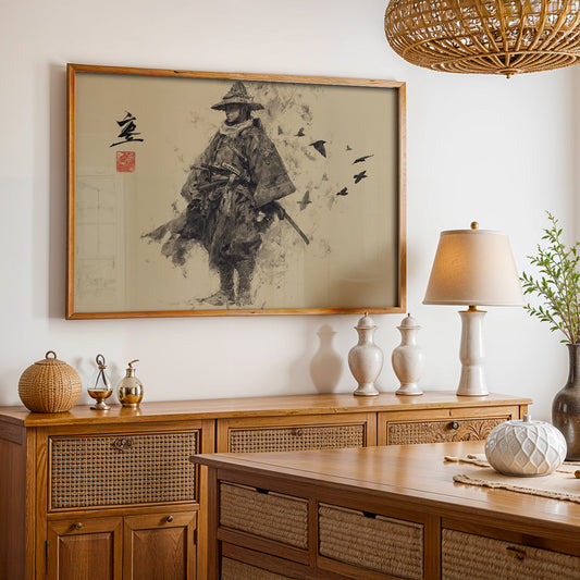 Japanese Painting in a Lifestyle Setting