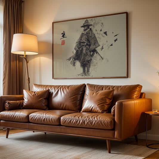 Japanese Artwork in a Lifestyle Setting