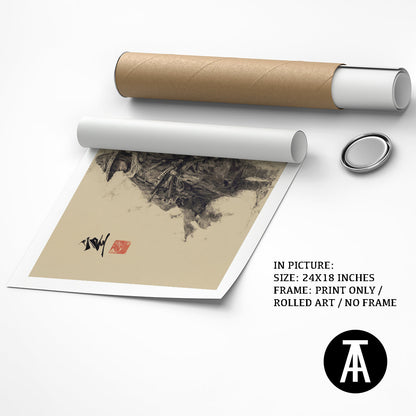 Artwork as Print Only or Rolled Art