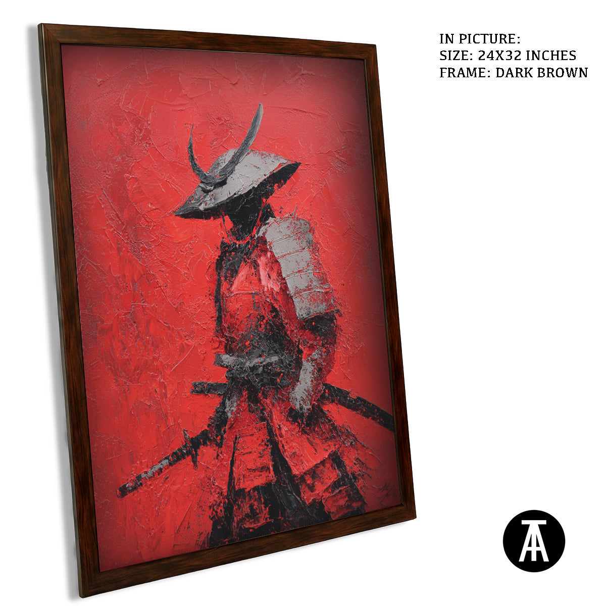 Artwork in Metal Champagne Gold Frame