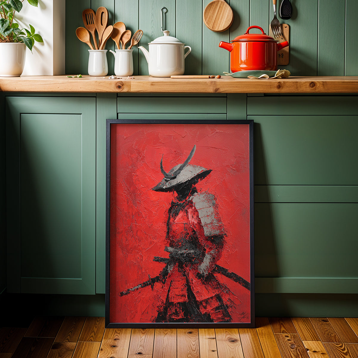 Japanese Artwork in a Lifestyle Setting