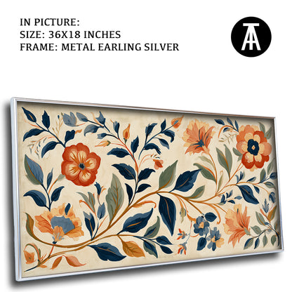 Artwork in Metal Earling Silver Frame
