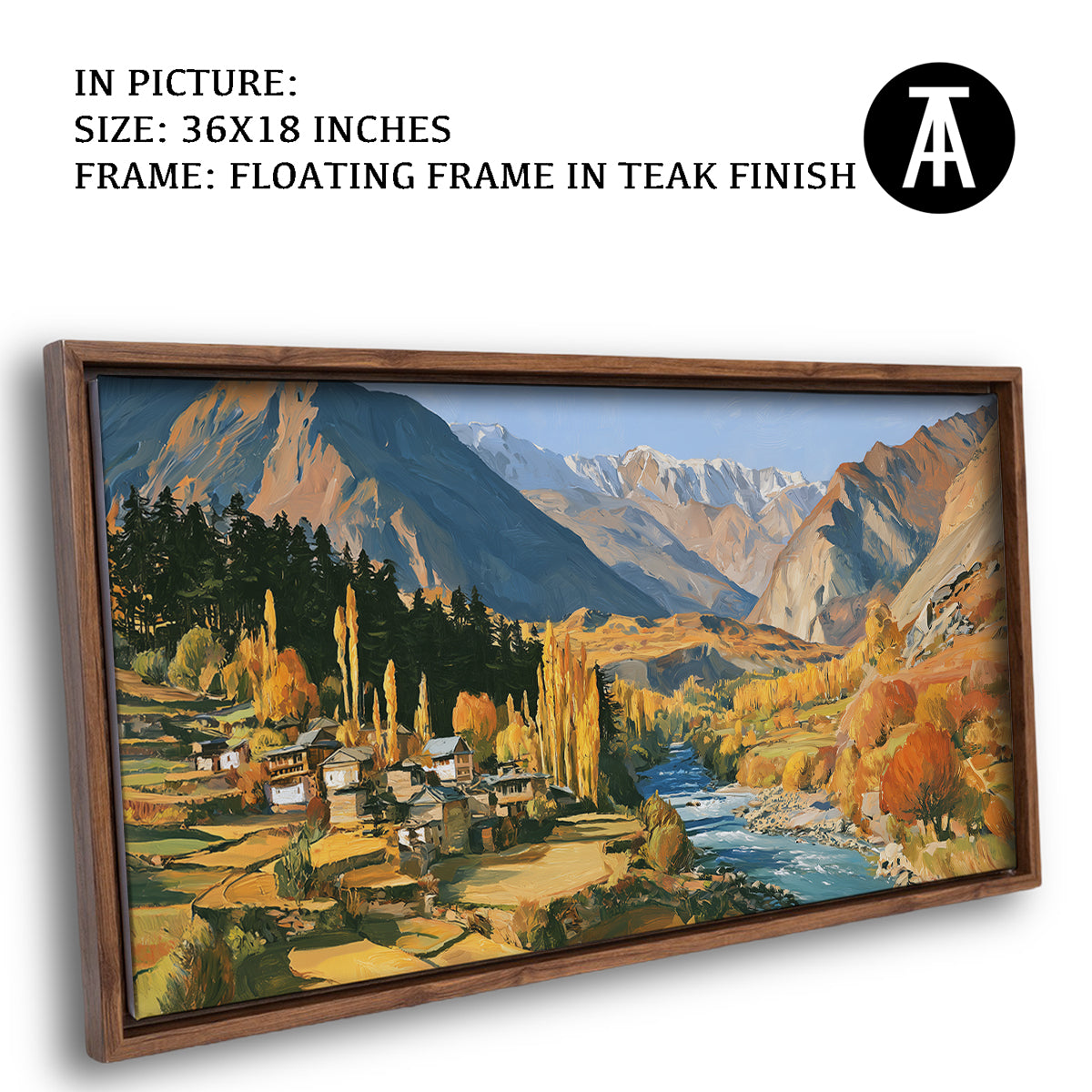 Artwork in Floating Frame