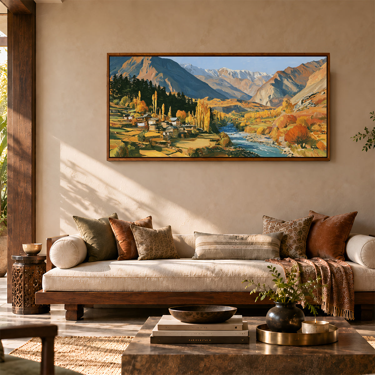 Indian Artwork in a Lifestyle Setting