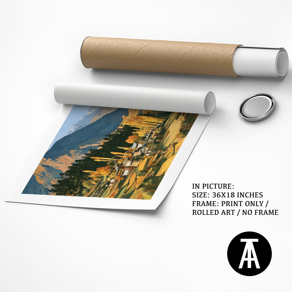 Artwork as Print Only or Rolled Art