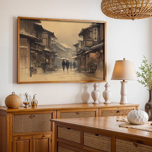 Japanese Painting in a Lifestyle Setting