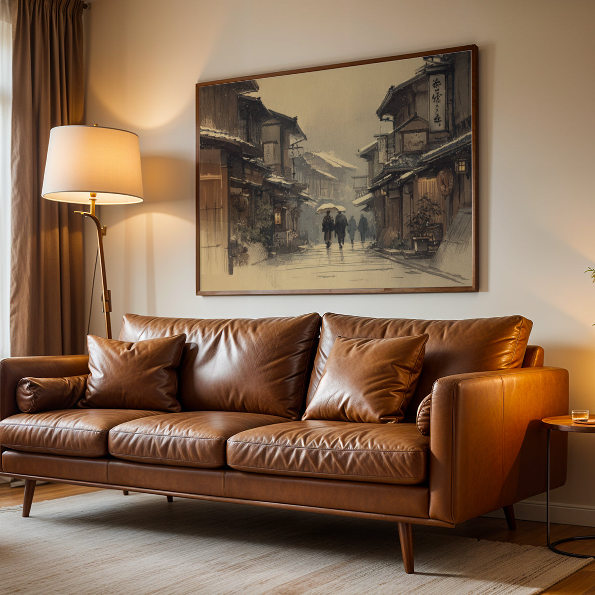 Japanese Artwork in a Lifestyle Setting