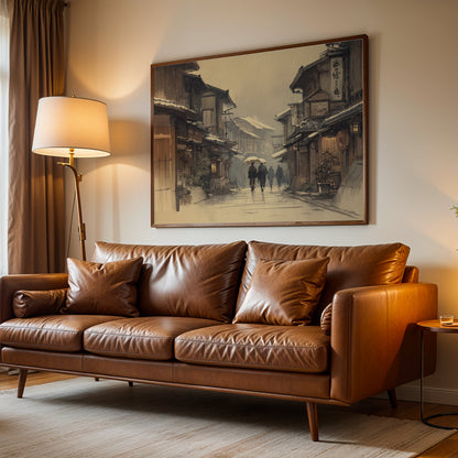 Japanese Artwork in a Lifestyle Setting