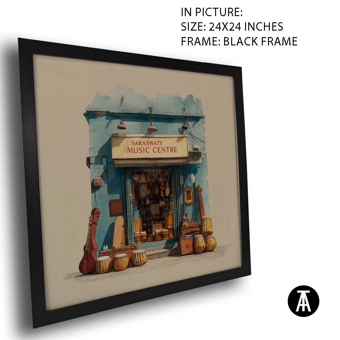 Artwork in Black Frame
