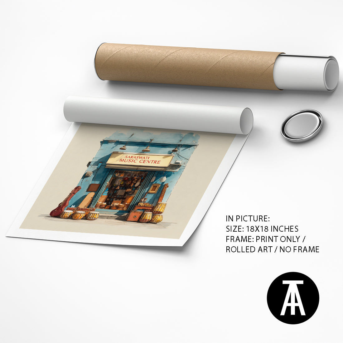 Artwork as Print Only / Rolled Art