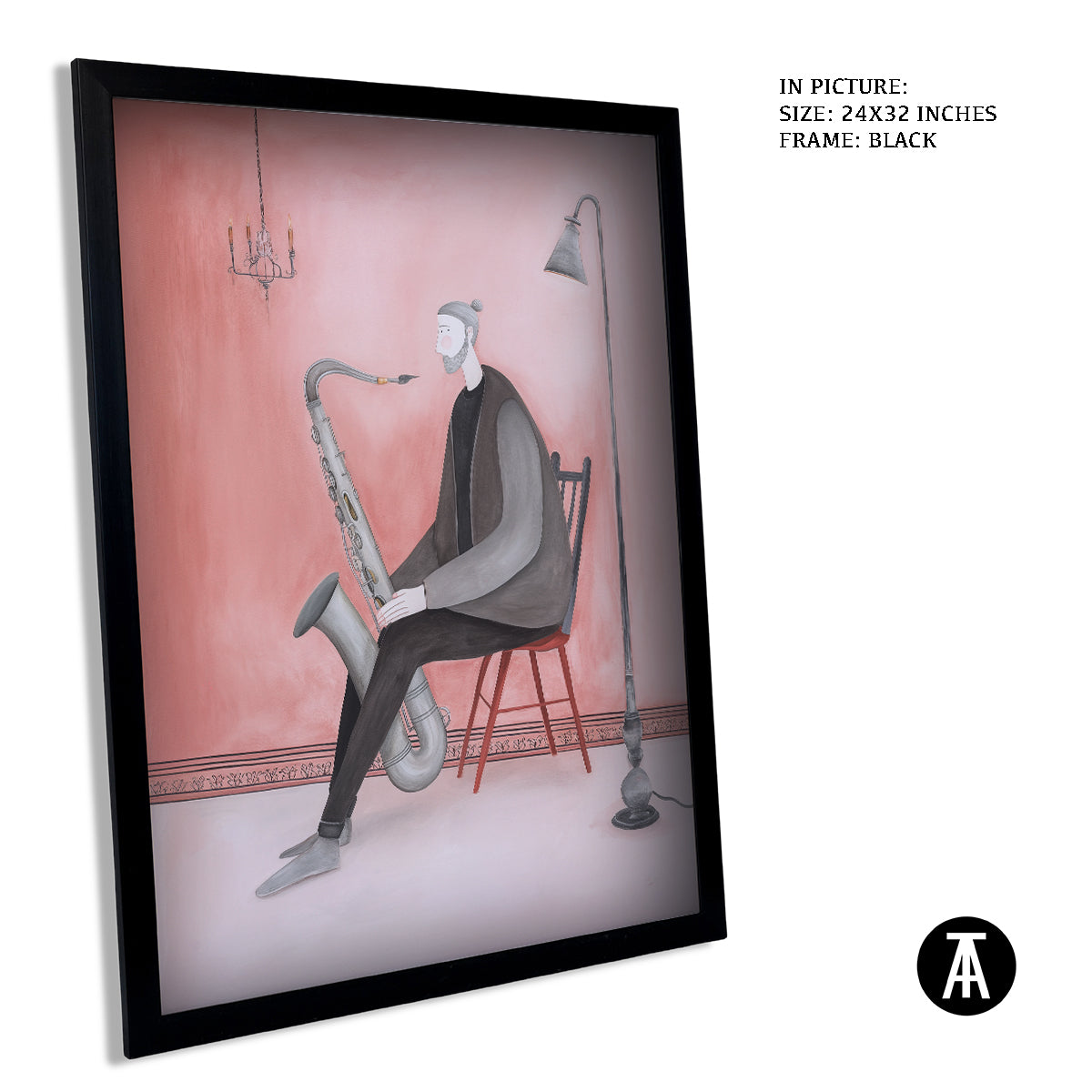 Artwork in Black Frame