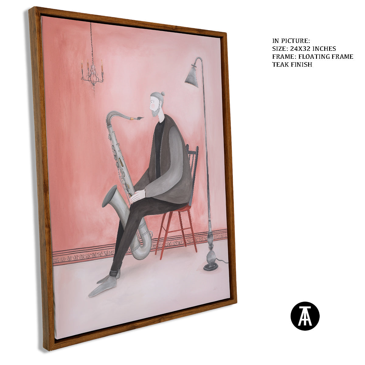 Artwork in Floating Frame