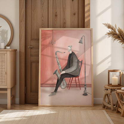 Painting in a Lifestyle Setting