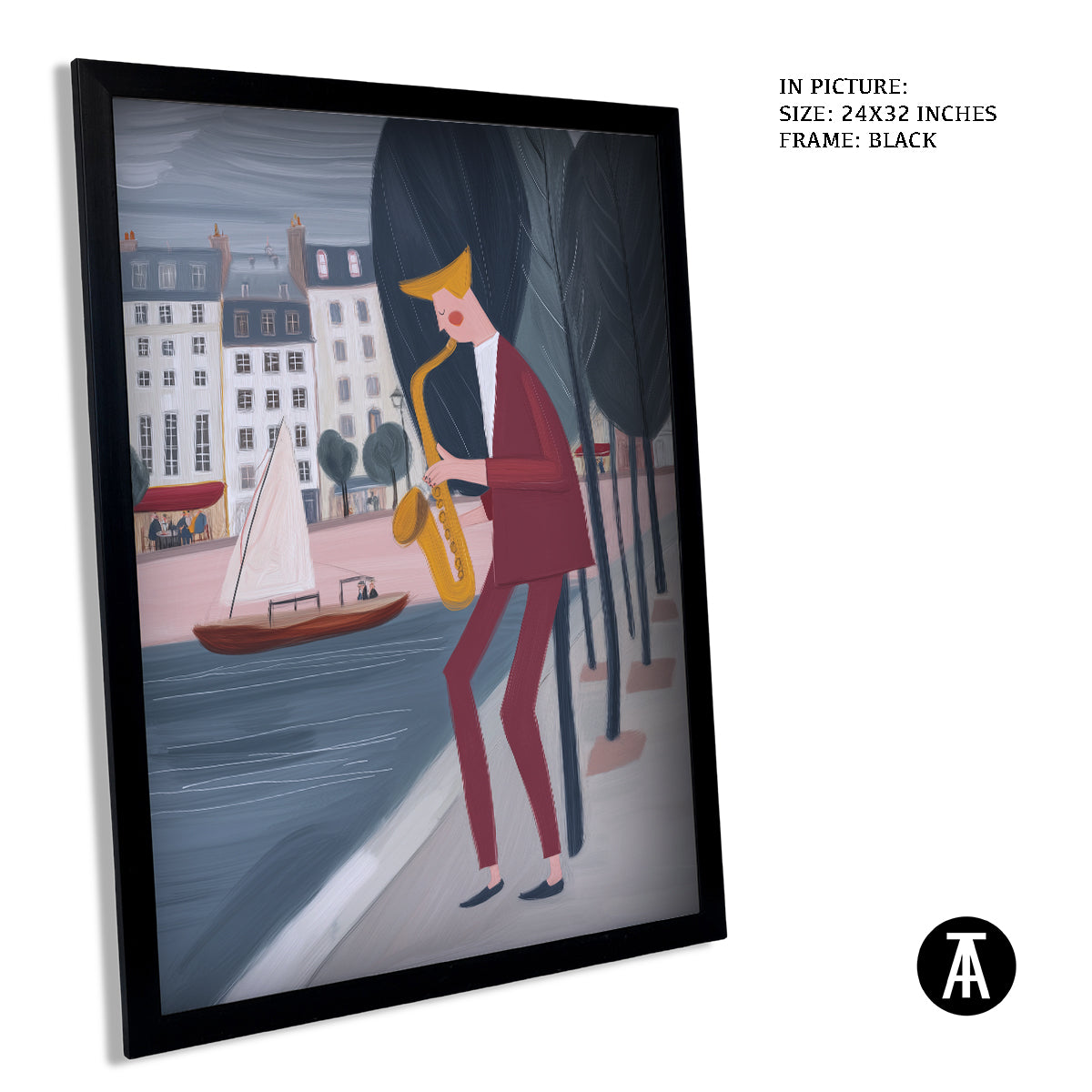 Artwork in Black Frame