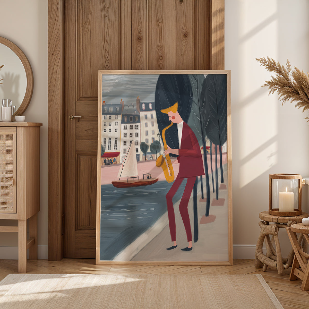 Painting in a Lifestyle Setting