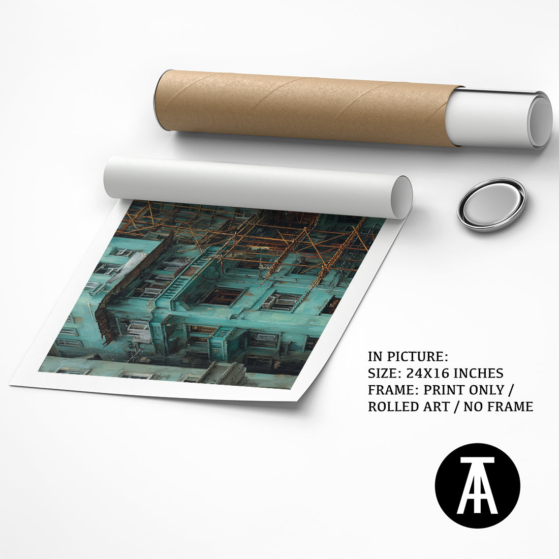 Artwork as Print Only / Rolled Art