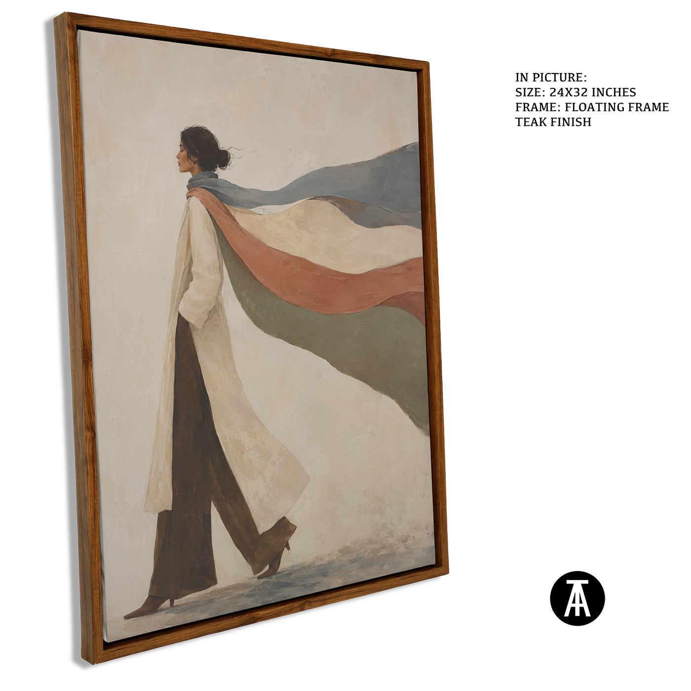 Artwork in Floating Frame