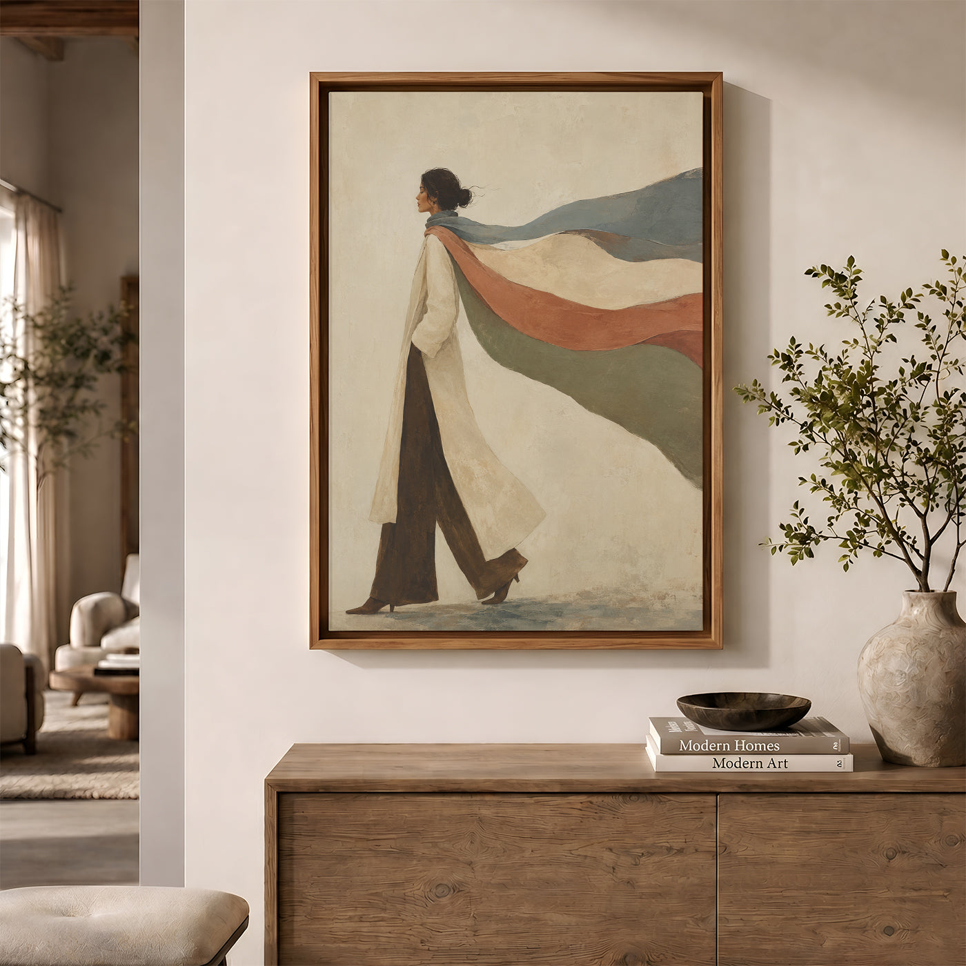 Painting in a Lifestyle Setting