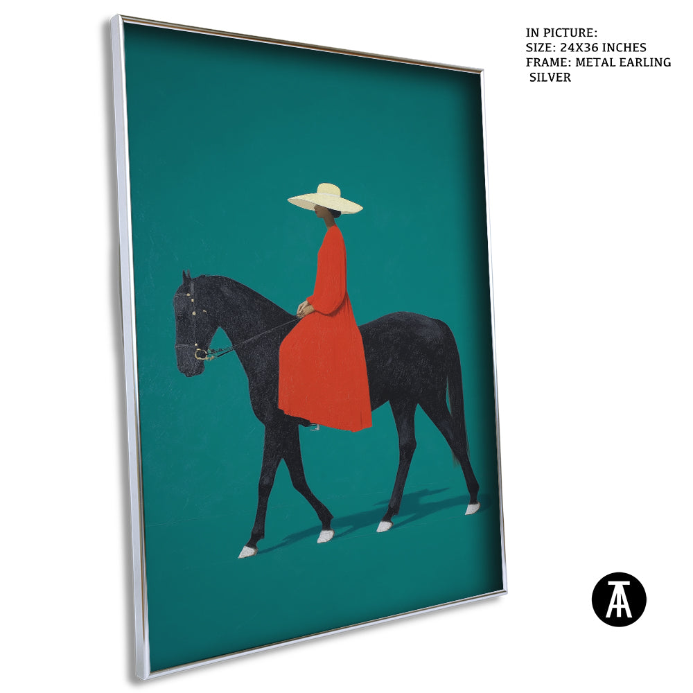 Artwork in Metal Earling Silver Frame