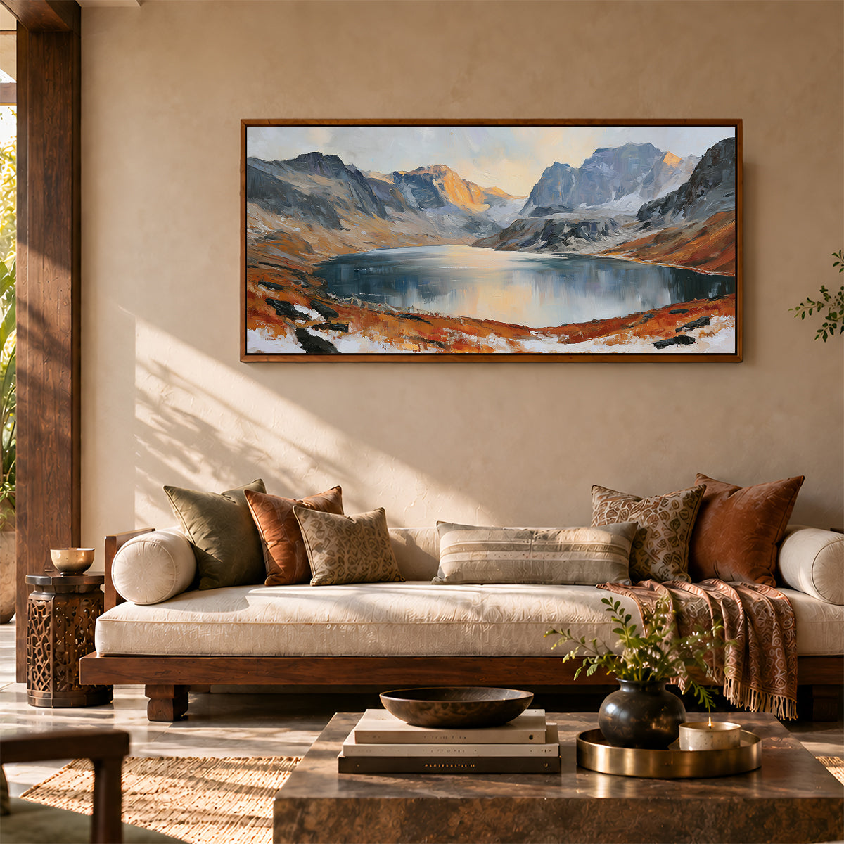 Indian Artwork in a Lifestyle Setting