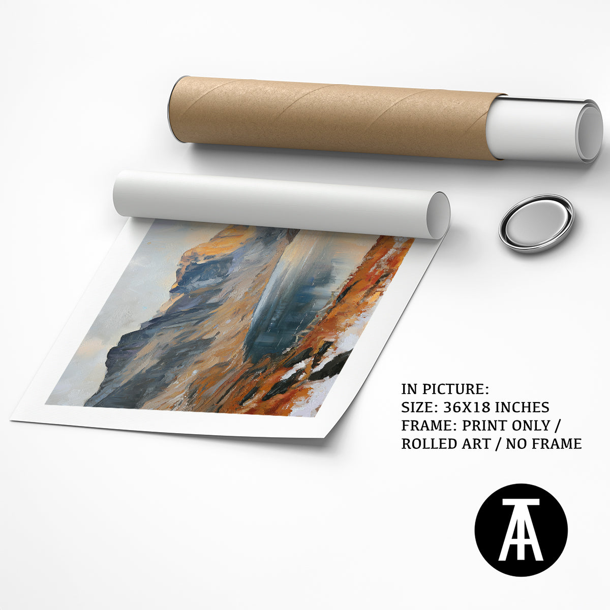 Artwork as Print Only or Rolled Art