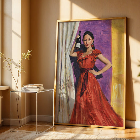 Limited Edition Painting in a Lifestyle Setting