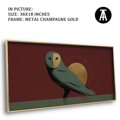 Artwork in Metal Champagne Gold Frame