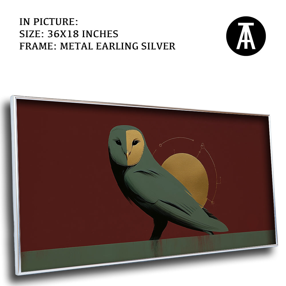 Artwork in Metal Earling Silver Frame