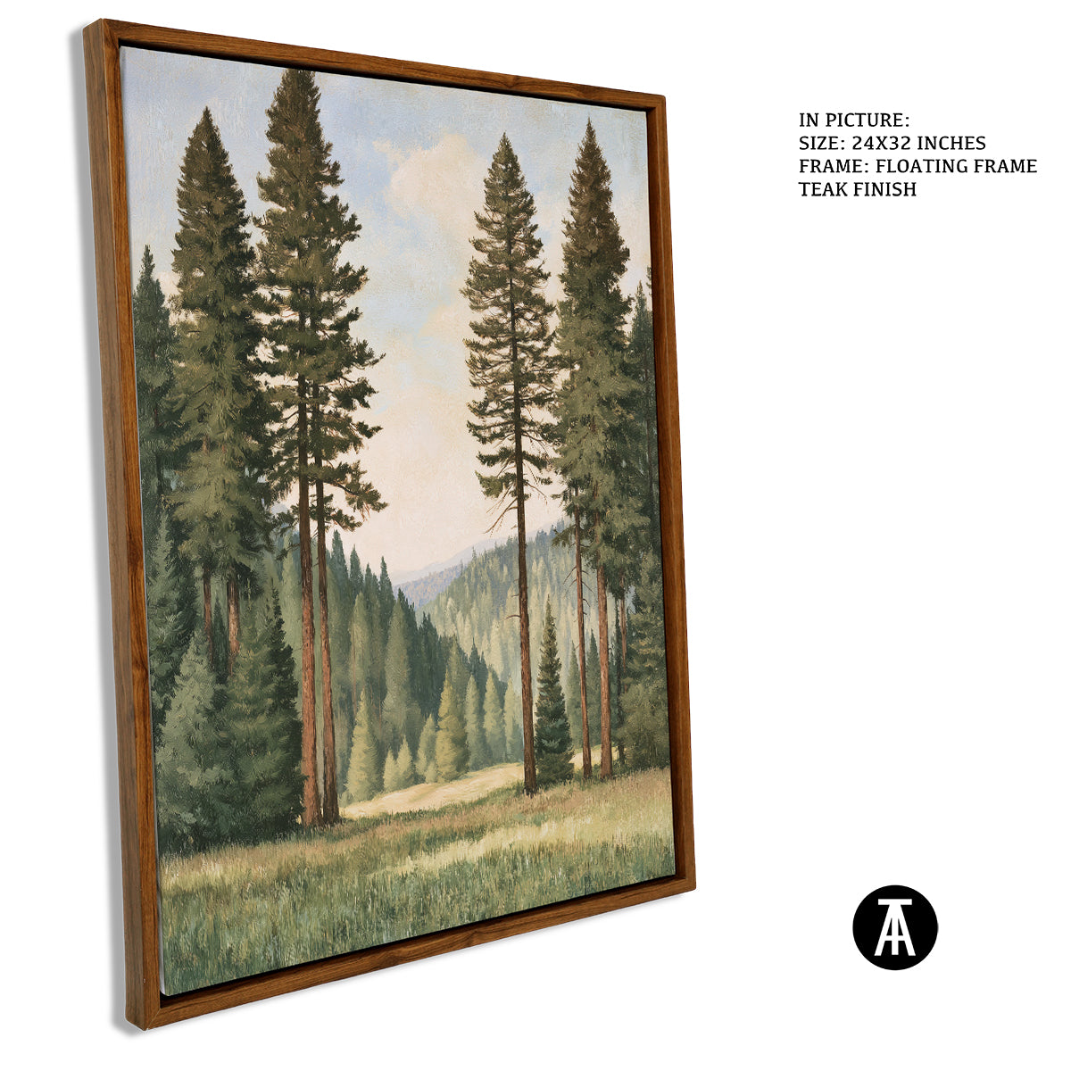 Artwork in Floating Frame