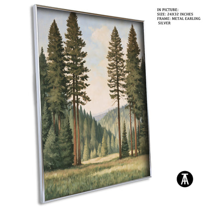 Artwork in Metal Earling Silver Frame