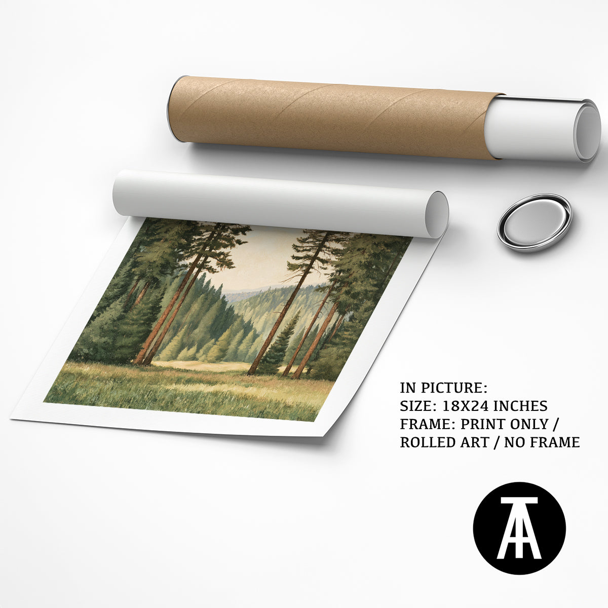 Artwork as Print Only / Rolled Art