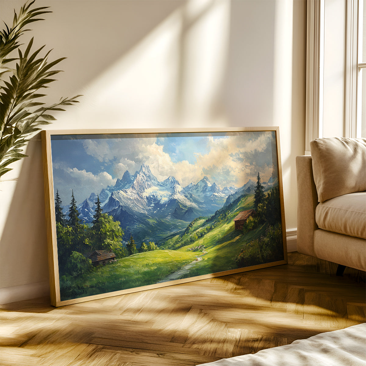 Indian Painting in a Lifestyle Setting