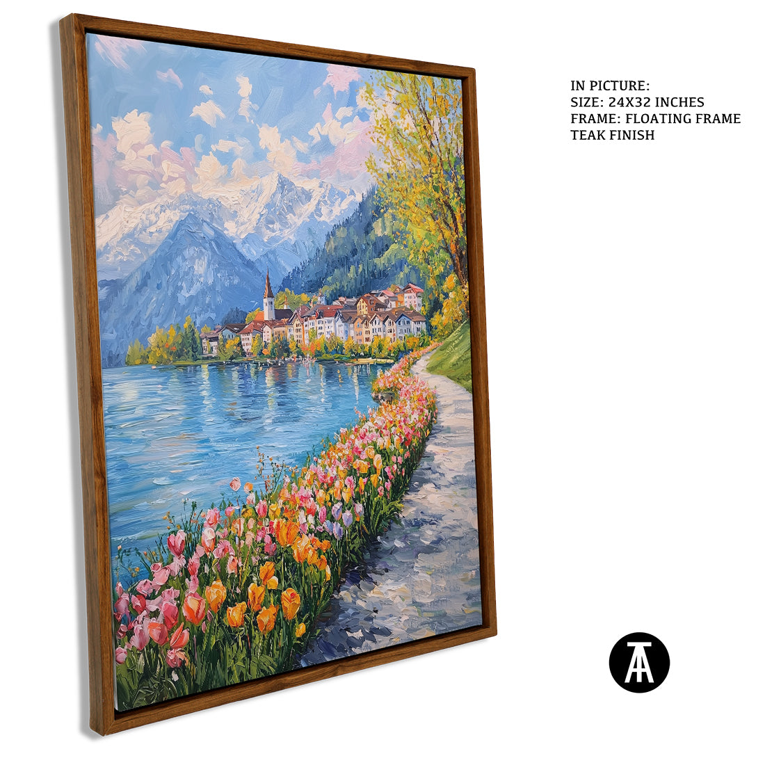 Sample Artwork in Floating Frame