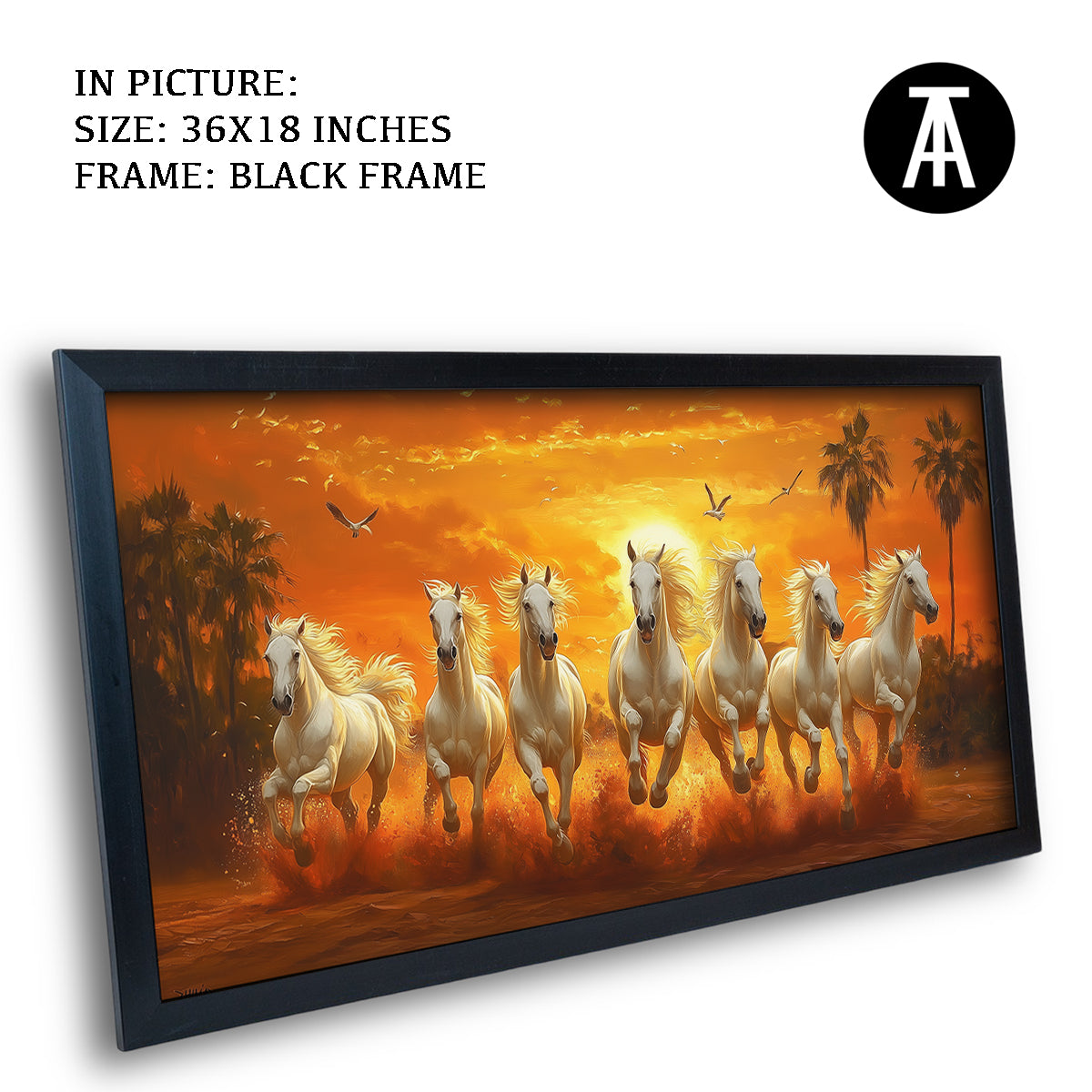 Seven Horses at Sunrise by TravelArty