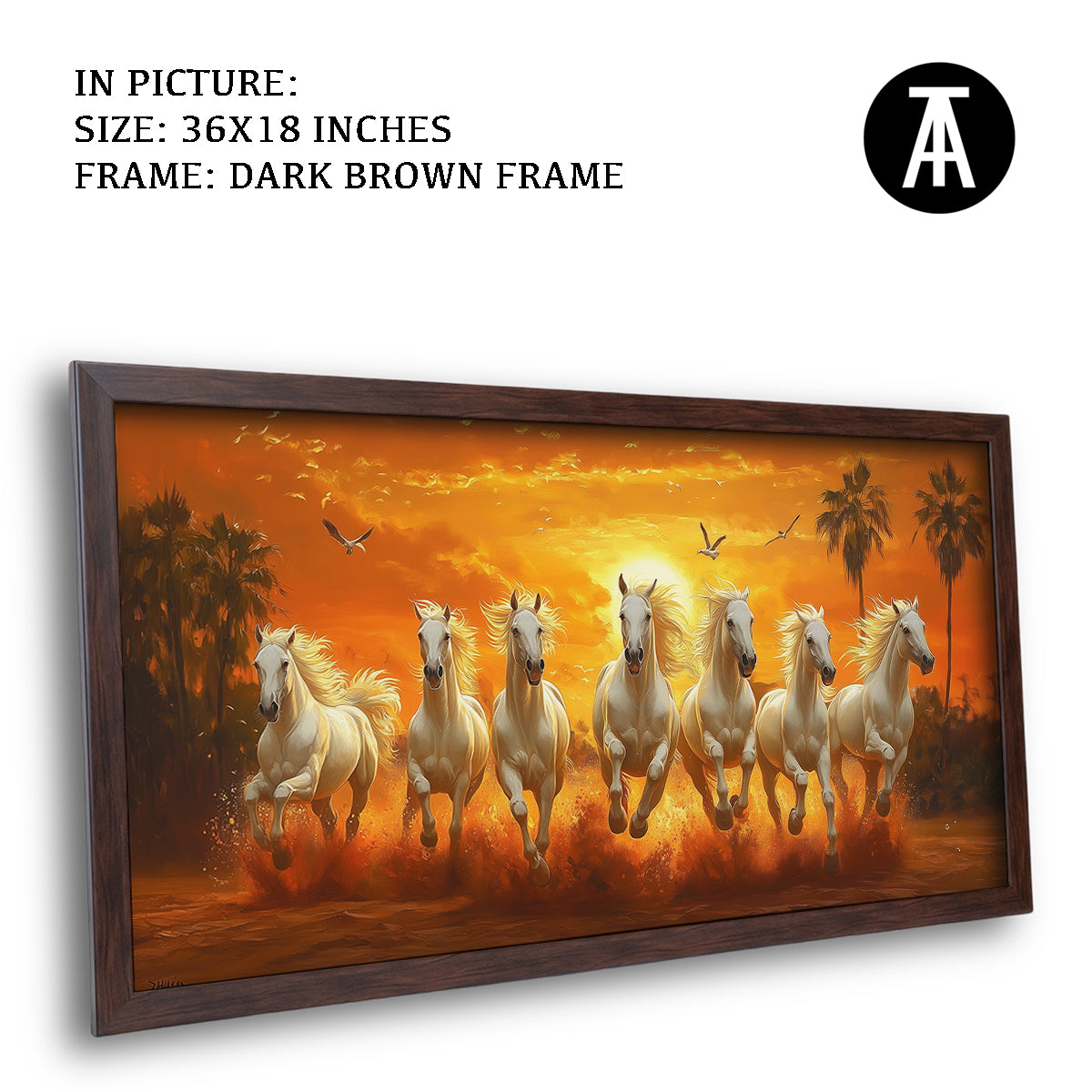 Seven Horses at Sunrise by TravelArty