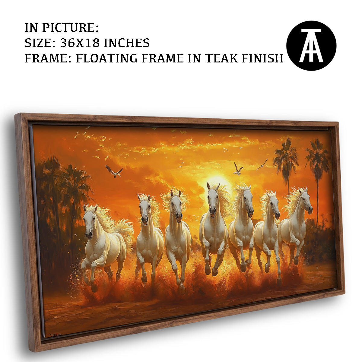 Seven Horses at Sunrise by TravelArty