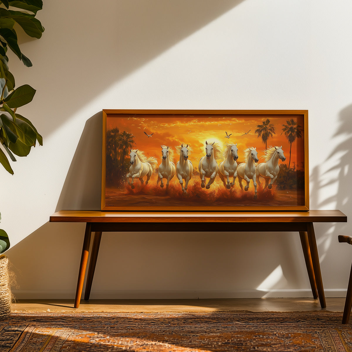 Seven Horses at Sunrise by TravelArty