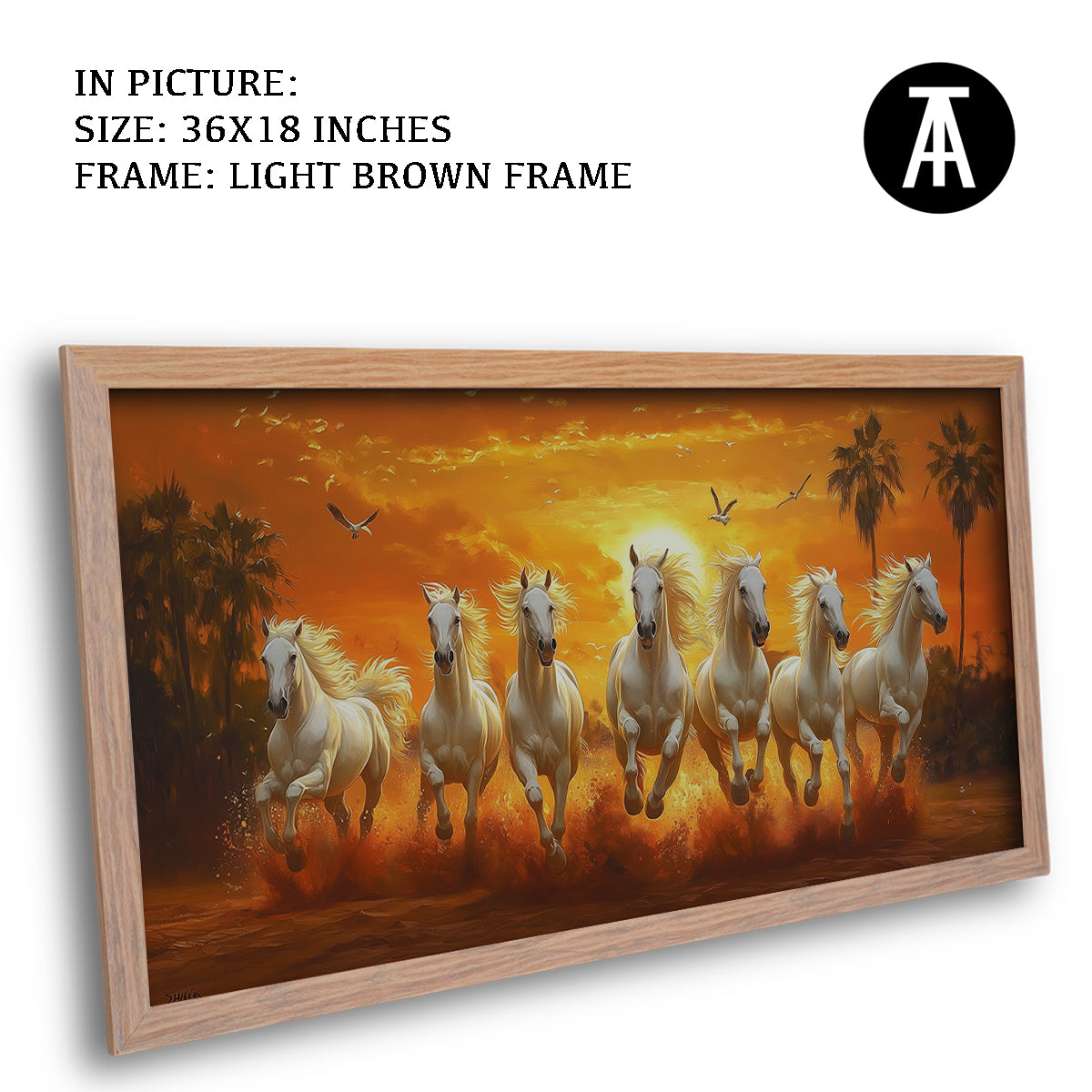 Seven Horses at Sunrise by TravelArty