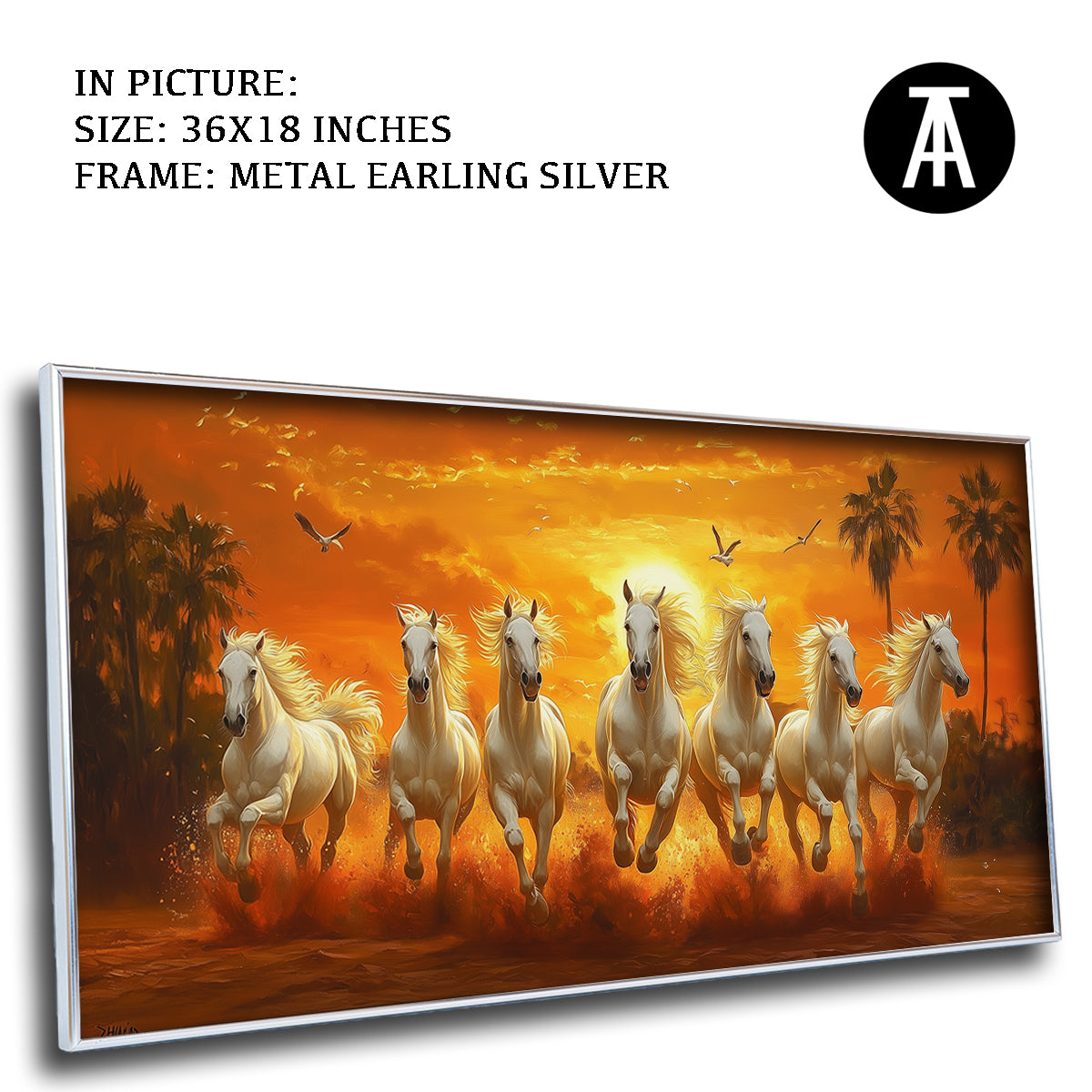 Seven Horses at Sunrise by TravelArty