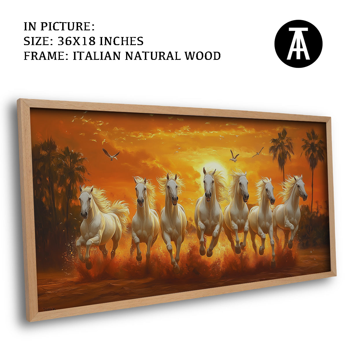 Seven Horses at Sunrise by TravelArty