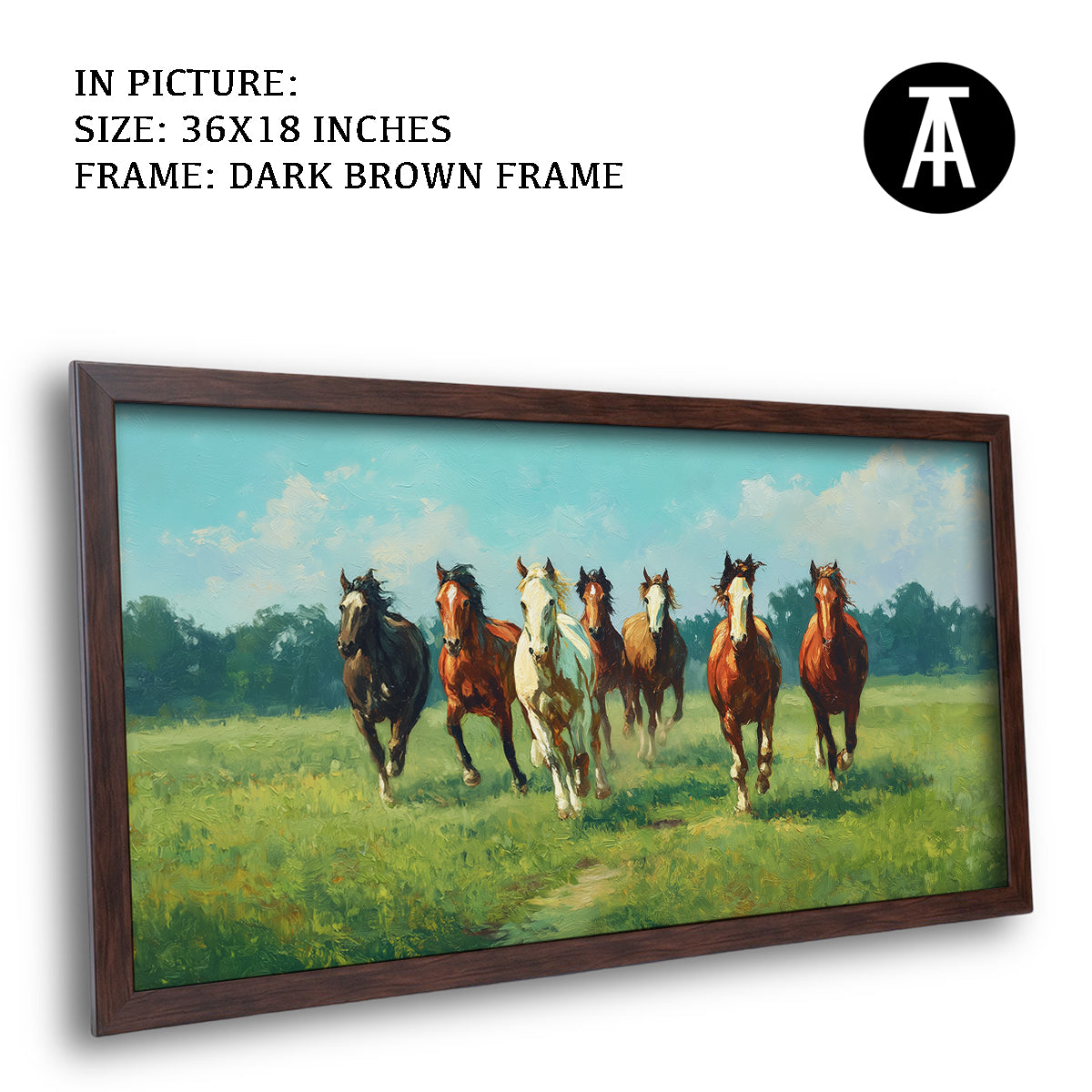 Seven Horses at a Farm by TravelArty