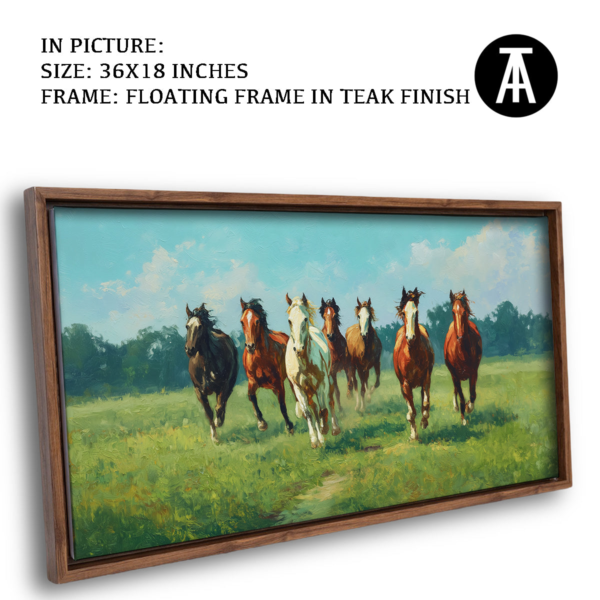 Seven Horses at a Farm by TravelArty