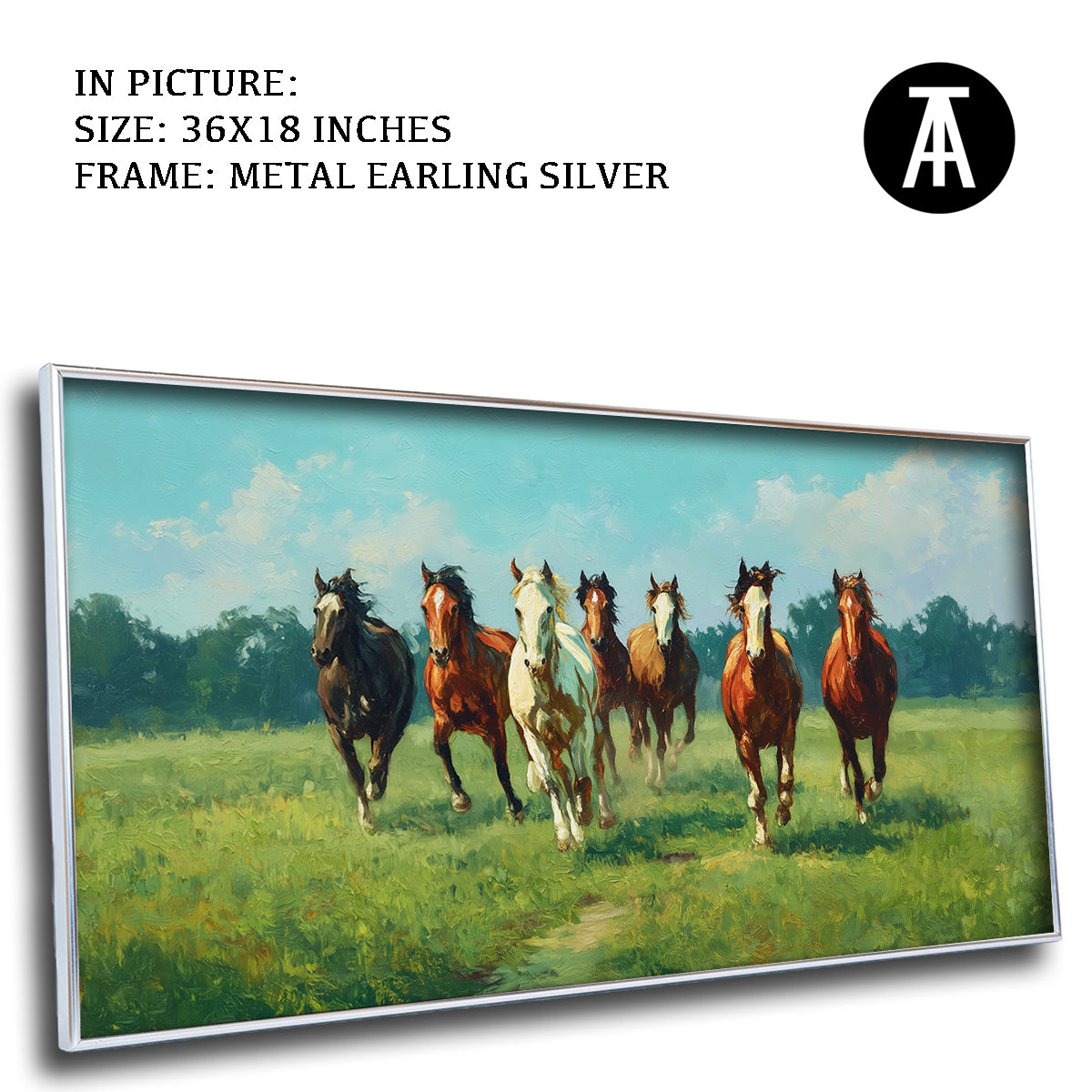 Seven Horses at a Farm by TravelArty