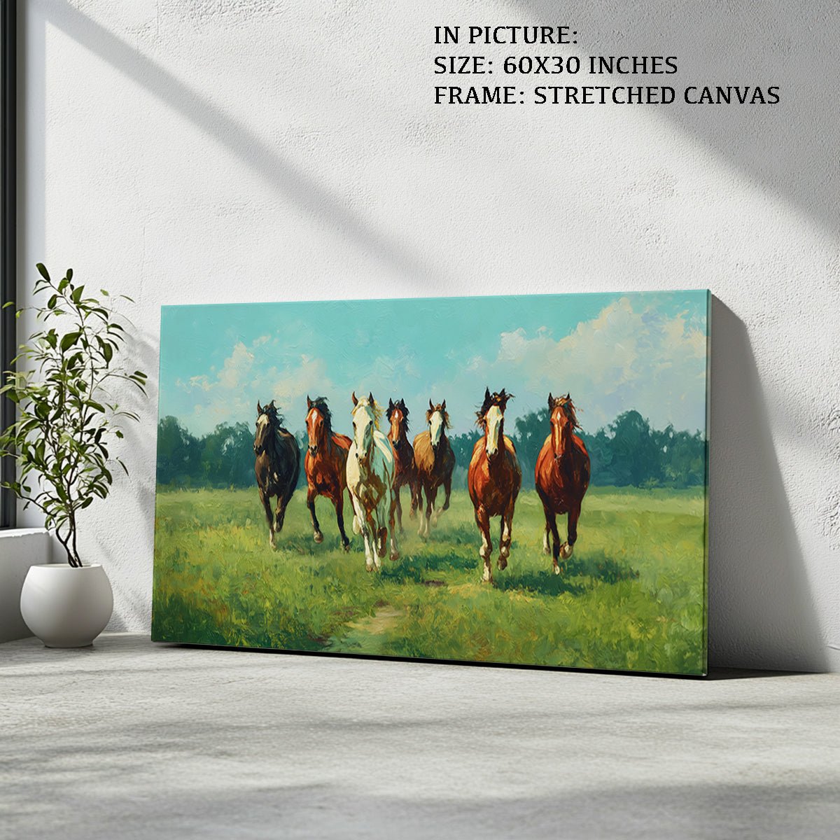 Seven Horses at a Farm by TravelArty